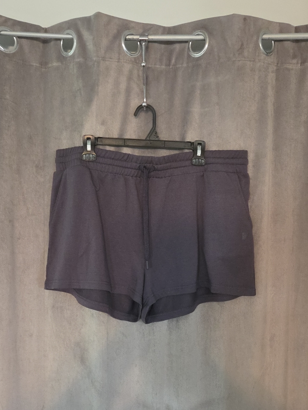 La Vie En Rose XXL Women's Athletic Drawstring Shorts - Charcoal Gray